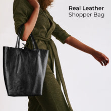 Italian Genuine Metallic Full-Grain Leather Tote Bag 201718
