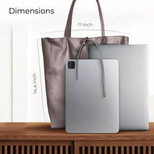 Italian Genuine Metallic Full-Grain Leather Tote Bag 201718