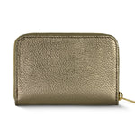Italian Genuine Metallic Calf Leather Wallet 650988