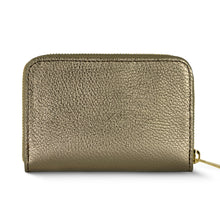 Italian Genuine Metallic Calf Leather Wallet 650988