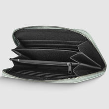 Italian Genuine Metallic Calf Leather Wallet 651088