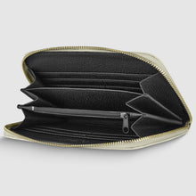 Italian Genuine Metallic Calf Leather Wallet 651088