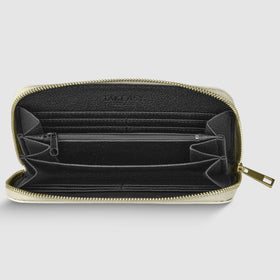 Italian Metallic Full-Grain Leather Wallet | Udine