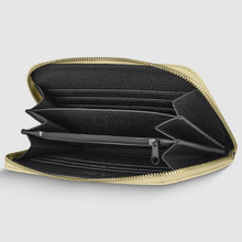 Italian Genuine Metallic Calf Leather Wallet 651088