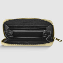 Italian Genuine Metallic Calf Leather Wallet 651088