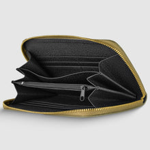 Italian Genuine Metallic Calf Leather Wallet 651088