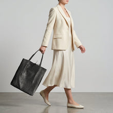 Italian Genuine Metallic Suede Tote Bag 201718
