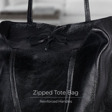 Italian Genuine Metallic Suede Tote Bag 201718
