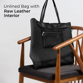 Italian Genuine Metallic Suede Tote Bag | Pisa