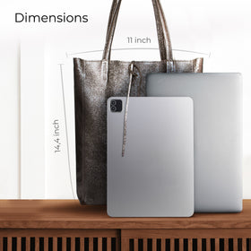 Italian Genuine Metallic Suede Tote Bag | Pisa