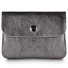 Italian Genuine Metallic Suede Wallet 000350