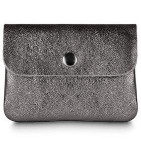 Italian Genuine Metallic Suede Wallet | Assisi