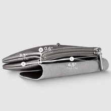 Italian Genuine Metallic Suede Wallet 000350