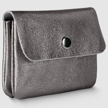 Italian Genuine Metallic Suede Wallet 000350