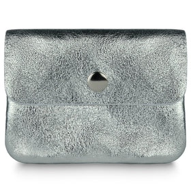 Italian Genuine Metallic Suede Wallet | Assisi