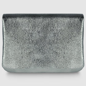 Italian Genuine Metallic Suede Wallet | Assisi