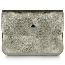 Italian Genuine Metallic Suede Wallet 000350