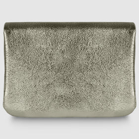 Italian Genuine Metallic Suede Wallet | Assisi