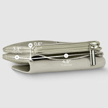 Italian Genuine Metallic Suede Wallet 000350