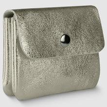 Italian Genuine Metallic Suede Wallet 000350