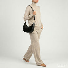 Italian Genuine Suede & Calf Leather Shoulder Bag 222024