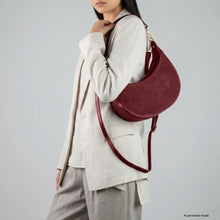 Italian Genuine Suede & Calf Leather Shoulder Bag 222024