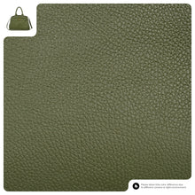 Italian Genuine Suede & Calf Leather Top-Handle Bag 333155