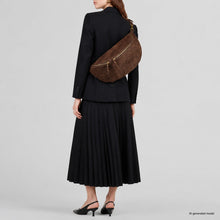 Italian Genuine Suede Crossbody Bag 211955