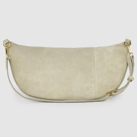 Italian Genuine Suede Crossbody Bag | Genova