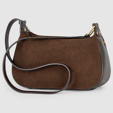 Italian Genuine Suede Crossbody Bag 242265