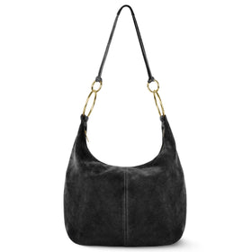 Italian Genuine Suede Hobo Bag | Belluno