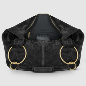 Italian Genuine Suede Hobo Bag | Belluno