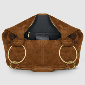 Italian Genuine Suede Hobo Bag | Belluno