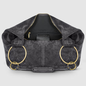 Italian Genuine Suede Hobo Bag | Belluno