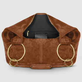 Italian Genuine Suede Hobo Bag | Belluno