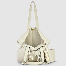 Italian Genuine Suede Tote Bag | Como