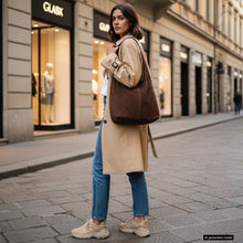 Italian Genuine Suede Hobo Bag 011943
