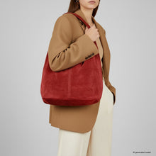 Italian Genuine Suede Hobo Bag 011943