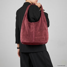 Italian Genuine Suede Hobo Bag 011943