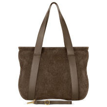 Italian Genuine Suede Tote Bag 282613