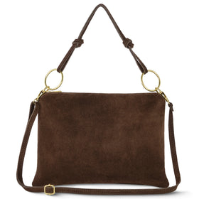 Italian Genuine Suede Shoulder Bag | Modena
