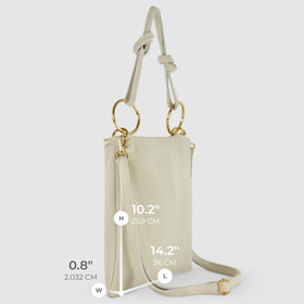 Italian Genuine Suede Shoulder Bag | Modena