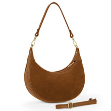 Italian Genuine Suede & Calf Leather Shoulder Bag 222024