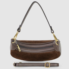 Italian Genuine Suede & Calf Leather Shoulder Bag 222024