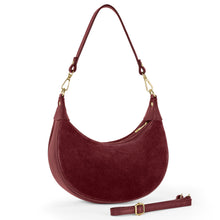 Italian Genuine Suede & Calf Leather Shoulder Bag 222024