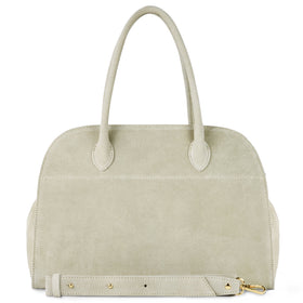 Italian Genuine Suede Top-Handle Bag | Cuneo