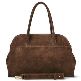 Italian Genuine Suede Top-Handle Bag | Cuneo