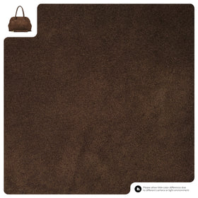 Italian Genuine Suede Top-Handle Bag | Cuneo