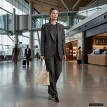 Italian Genuine Suede Tote Bag 242235
