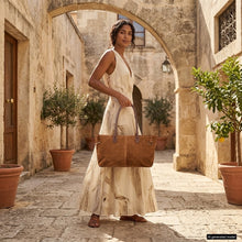 Italian Genuine Suede Tote Bag 242235